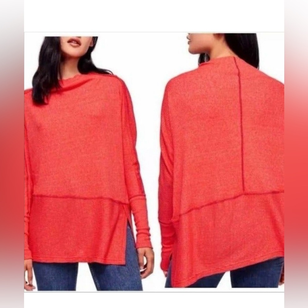 EUC Free People Women's Londontown Thermal Tunic Top Sz Medium